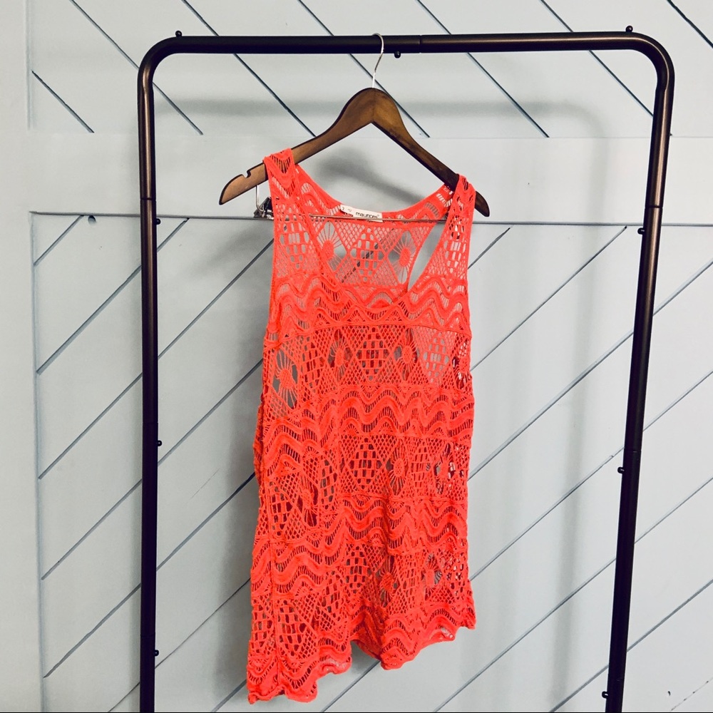 Maurice’s Coral Lace Racerback